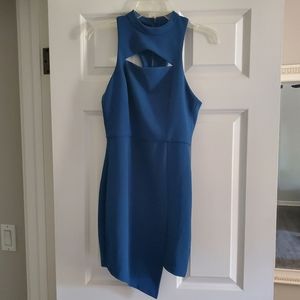 Teal wedding guest dress